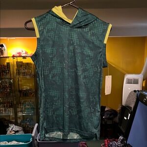 All in Motion Kids Swim Coverup - Green and Yellow